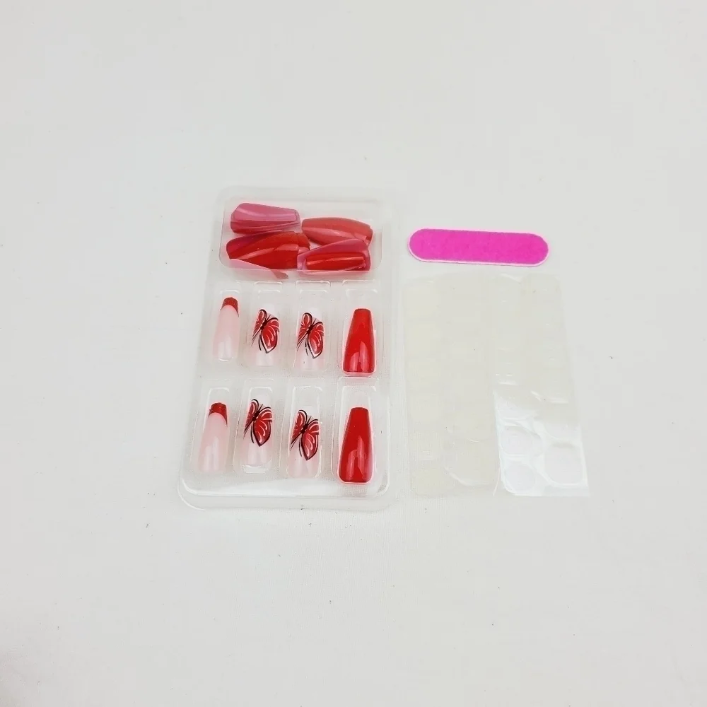 24 Pieces Fake Press On Nails
